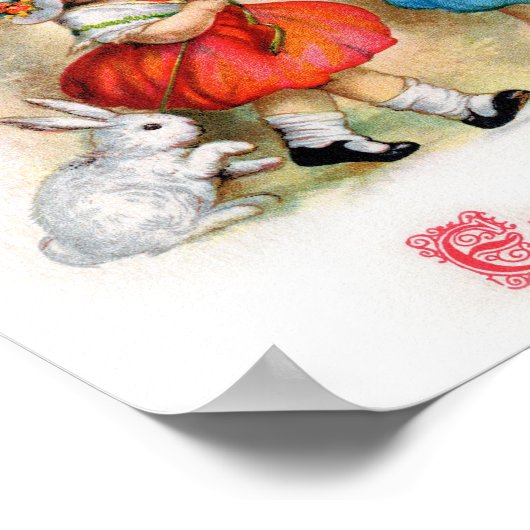 Ostergrüße Poster (Ecke)