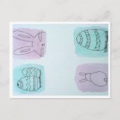 Ostergrüße  postkarte (Vorderseite)