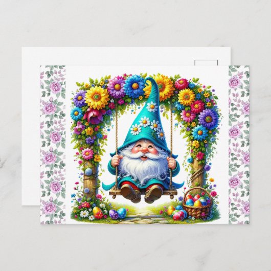 Ostergrüße Postkarte (Vorne/Hinten)