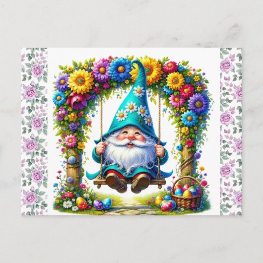 Ostergrüße Postkarte (Vorderseite)