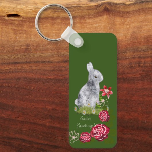 Ostergrüße ! schlüsselanhänger (Vorderseite)