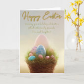 Ostergrüße, um Ihre Tageskarte zu erhellen Karte (Gelbe Blume)