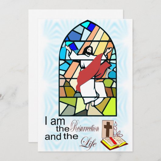 Ostergrüßen Einladung (Vorne/Hinten)