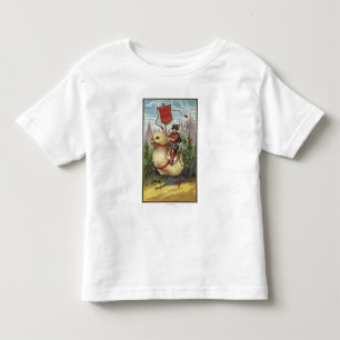 OstergrüßePrinz auf einem Kick Kleinkind T-shirt