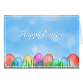 Ostergrußkarte (Vorderseite (Horizontal))