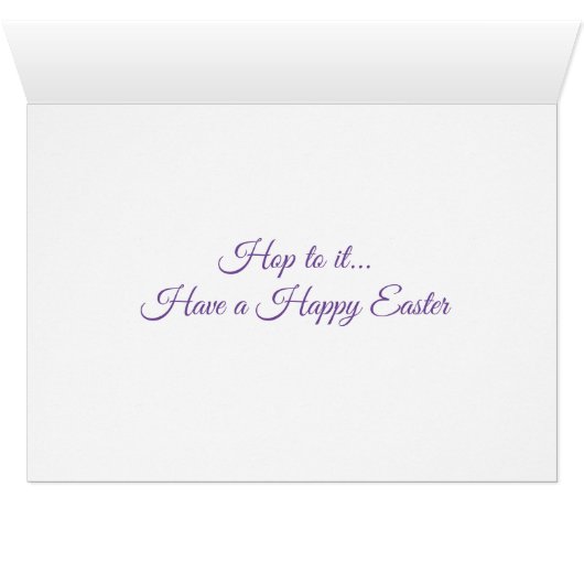 Ostergrußkarte (Innenansicht Horizontal (Unten))