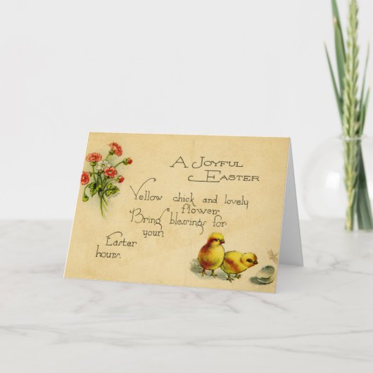 Ostergrußkarte (ca. 1915) feiertagskarte (Vorderseite)