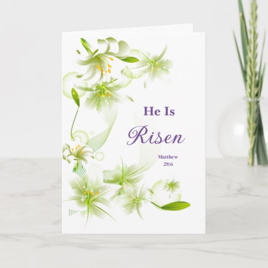 Ostergrußkarte Dankeskarte (Vorderseite)