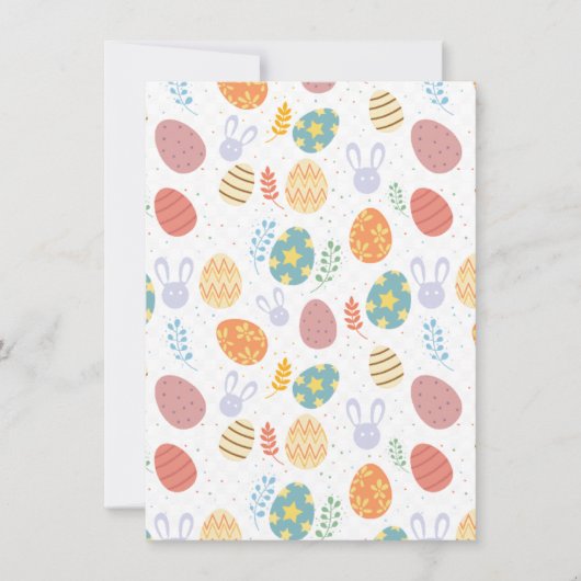 Ostergrußkarte Feiertagskarte (Vorderseite)