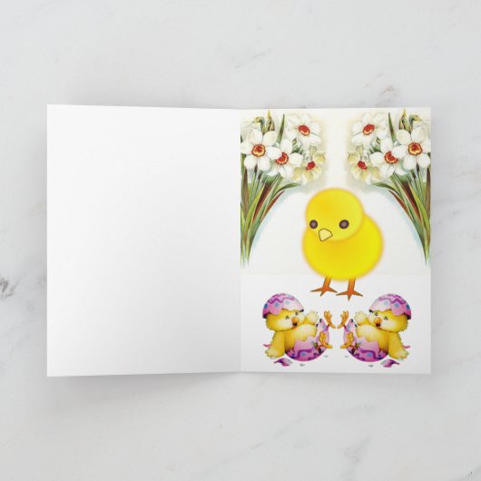 Ostergrußkarte Feiertagskarte (Innenseite)