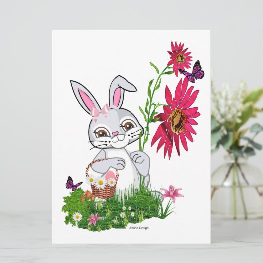 Ostergrusskarte Feiertagskarte (Stehend Vorderseite)