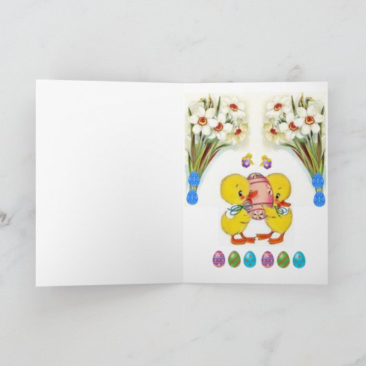 Ostergrußkarte Feiertagskarte (Innenseite)