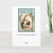 Ostergrusskarte Feiertagskarte (Rückseite)