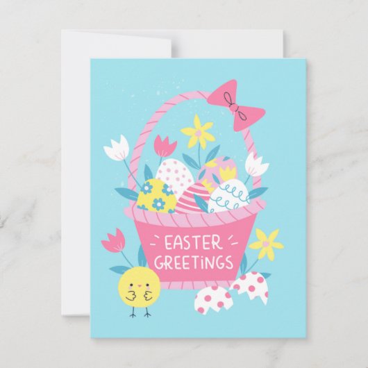 Ostergrußkarte Feiertagskarte (Vorderseite)