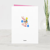 Ostergrußkarte Feiertagskarte (Rückseite)