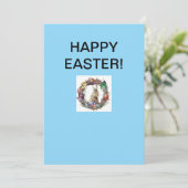 Ostergrußkarte Feiertagskarte (Stehend Vorderseite)