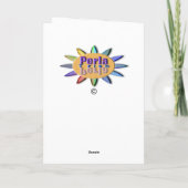 Ostergrusskarte Feiertagskarte (Rückseite)