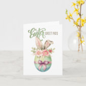 Ostergrusskarte Karte (Gelbe Blume)