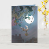 Ostergrußkarte Karte (Gelbe Blume)