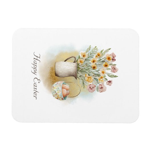 Ostergrusskarte Magnet (Horizontal)