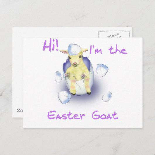 Ostergurt Feiertagspostkarte (Vorne/Hinten)