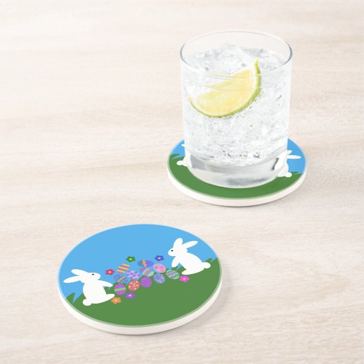 Osterhase 1 Untersetzer (Seite)