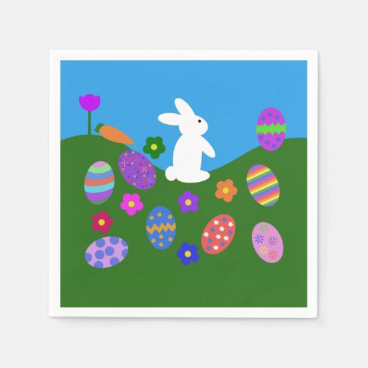 Osterhase #3 Napkins Serviette (Vorderseite)