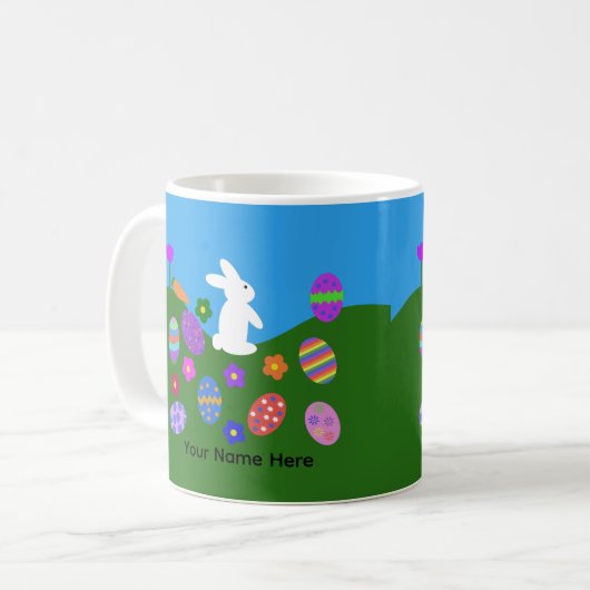 Osterhase 3 Tasse (Vorderseite Links)