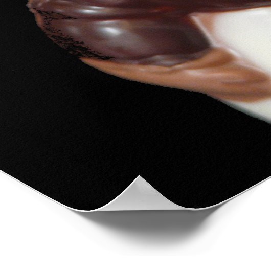 Osterhase 3D-Poster Poster (Ecke)