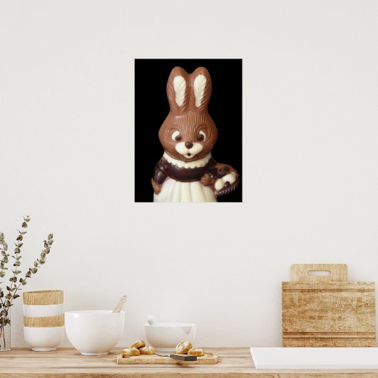 Osterhase 3D-Poster Poster (Küche)
