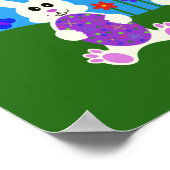 Osterhase #4 Poster (Ecke)