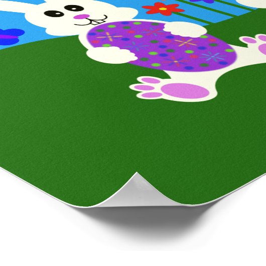 Osterhase #4 Poster (Ecke)