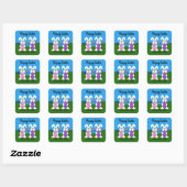 Osterhase #5-2 Stickers (Blatt)