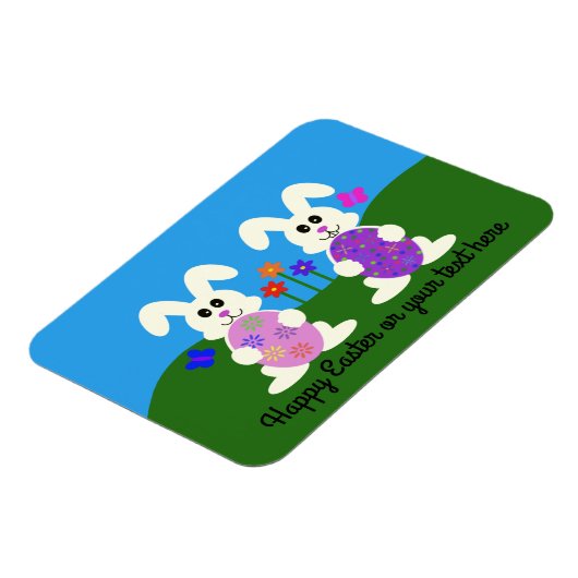 Osterhase #5 Magnet (Linke Seite)