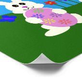 Osterhase #5 Poster (Ecke)