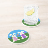 Osterhase #5 Untersetzer (Seite)