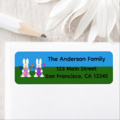 Osterhase #7 Rücksendeadressen-Aufkleber (Insitu)