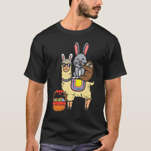 Osterhase am Llama Eizellen Niedlich Alpaca Boys T-Shirt