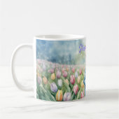 Osterhase auf einer Wiese Kaffeetasse (Links)