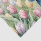 Osterhase auf einer Wiese Seidenpapier (Detail)