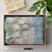 Osterhase auf einer Wiese Seidenpapier (Geschenk)