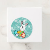 Osterhase auf Ostereiern Geschenkanhänger (Beispiel)