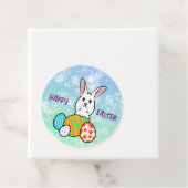 Osterhase auf Ostereiern Geschenkanhänger (Beispiel)