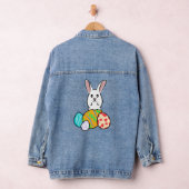 Osterhase auf Ostereiern Jeansjacke (Hangar)