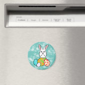 Osterhase auf Ostereiern Magnet (In Situ (Geschirrspüler))