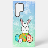 Osterhase auf Ostereiern Samsung Galaxy Hülle (Rückseite)