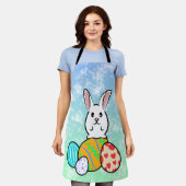 Osterhase auf Ostereiern Schürze (Getragen)