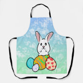 Osterhase auf Ostereiern Schürze (Vorderseite)