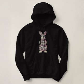 Osterhase aus Blumen und Osterei Hoodie