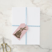 Osterhase aus Schokolade Geschenkanhänger (Mit Garn)